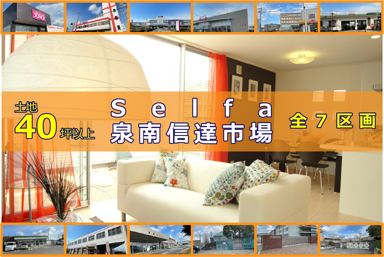 セルファ泉南信達市場 【全７区画】48坪以上の写真